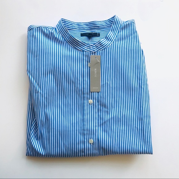 J. CREW Stretch Tailored Perfect Bodysuit Stripe14 - Picture 5 of 6